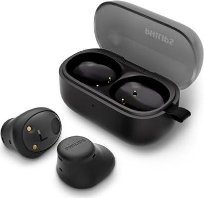 Philips True Wireless Earbuds TAT2149 (Black, S/M)