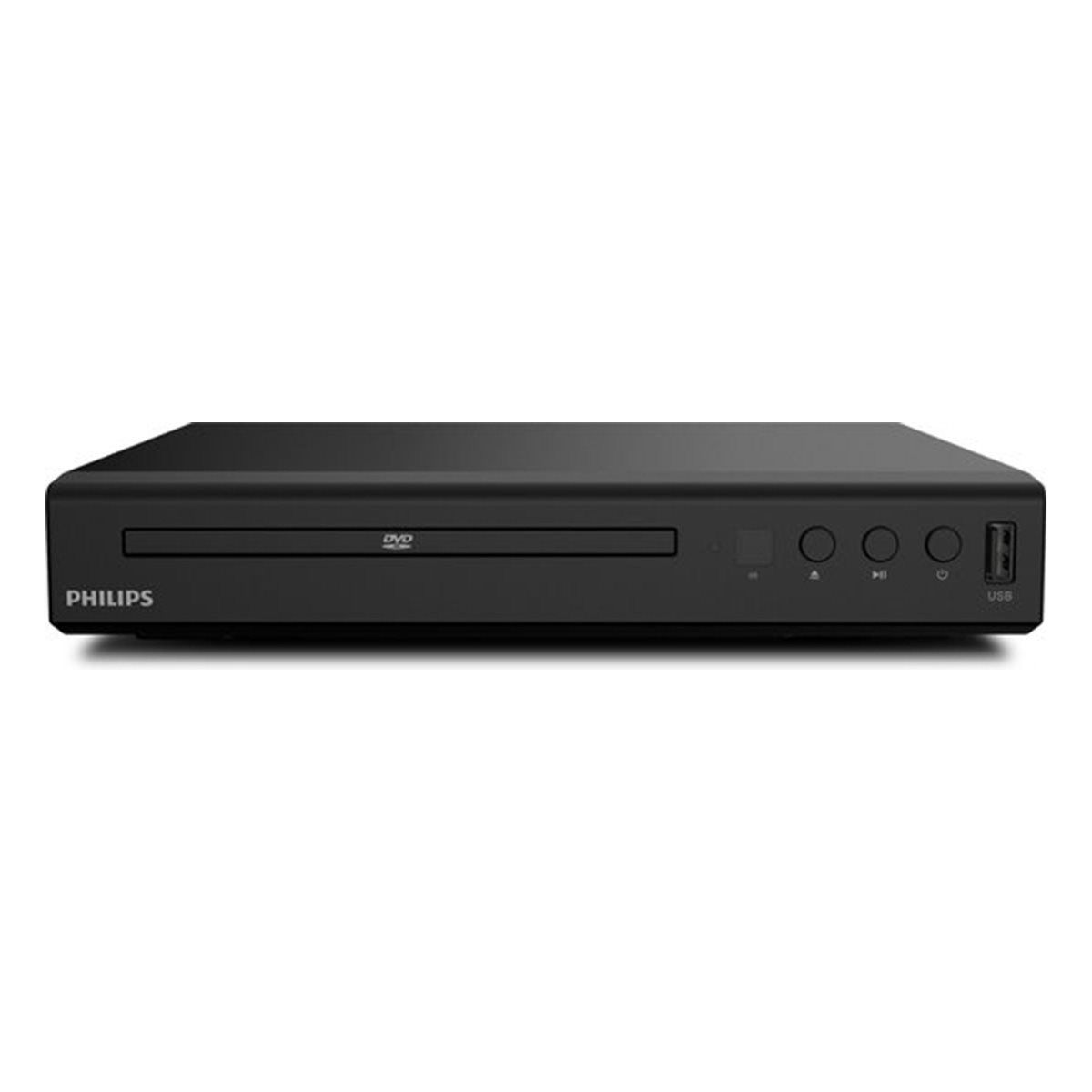 Philips TAEP200/20 DVD Player - 2021 Model (Series 2000) with CD Support - Black