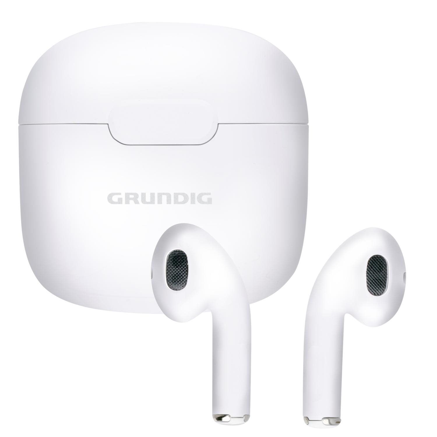 Grundig Wireless Bluetooth Earbuds - 200mAh Battery - 3 Hours Playtime - Hands-Free Calling - Includes Charging Case