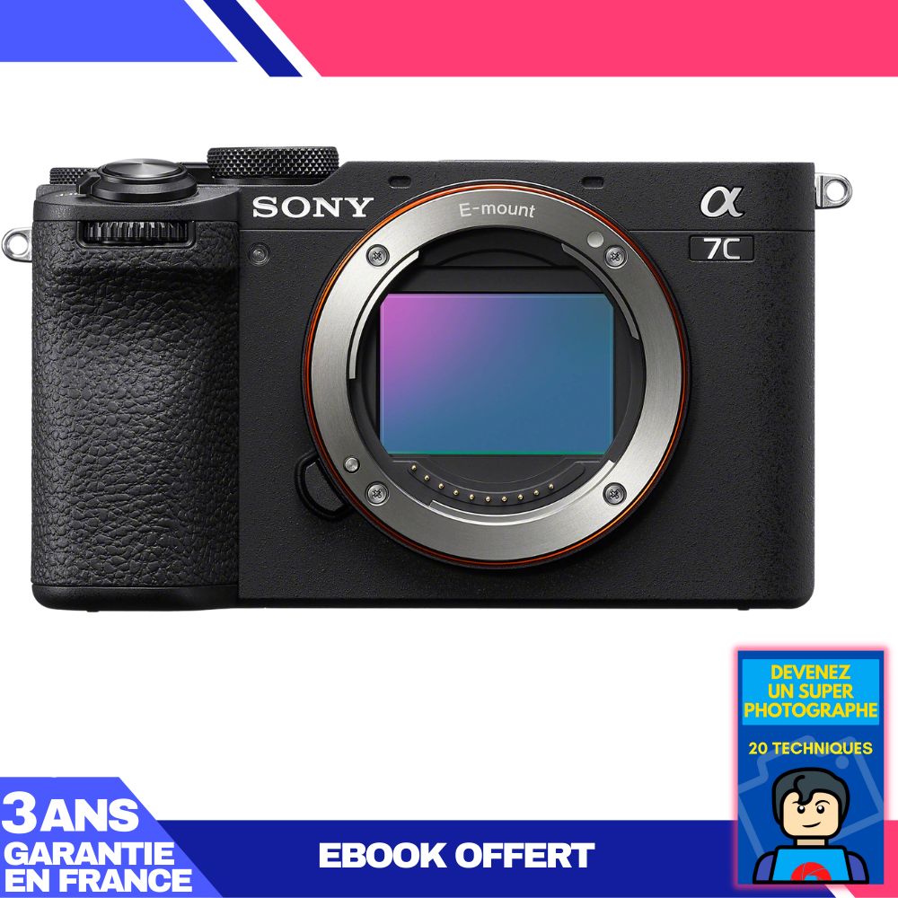 Sony Alpha 7C II Black Body + 'Become a Super Photographer' Ebook