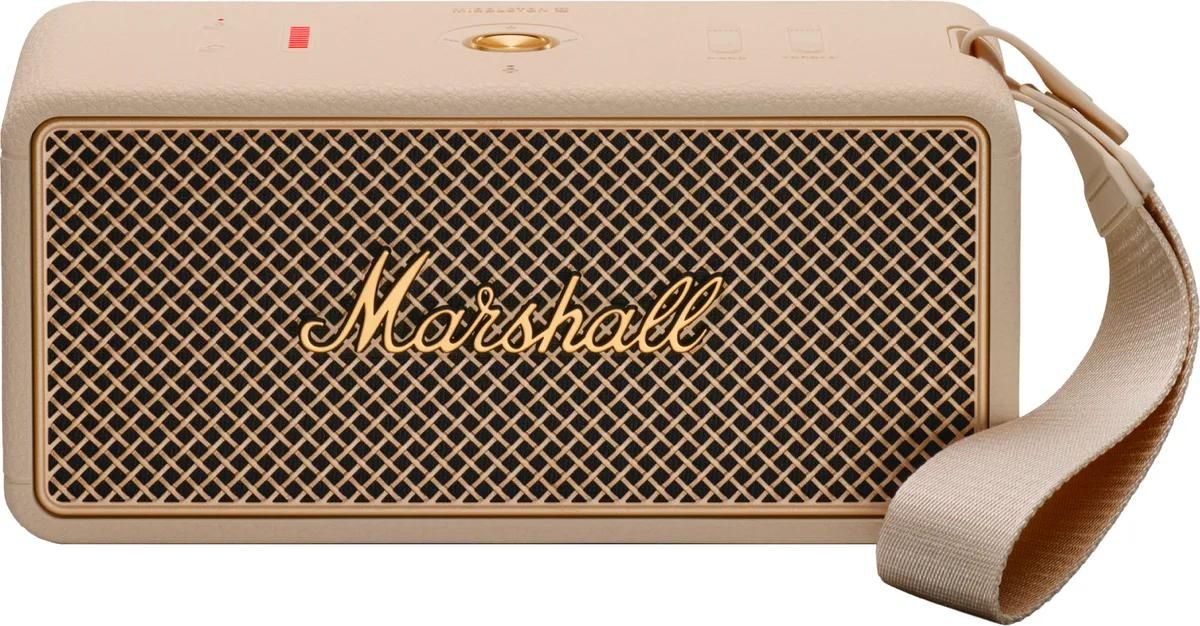 Marshall Middleton II Cream - 5.5" x 3" x 4", 120GB Storage, 2-Year Warranty