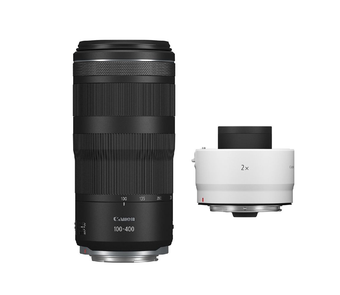 Canon RF 100-400mm f/5.6-8 IS USM Lens + 2x Canon RF Extender