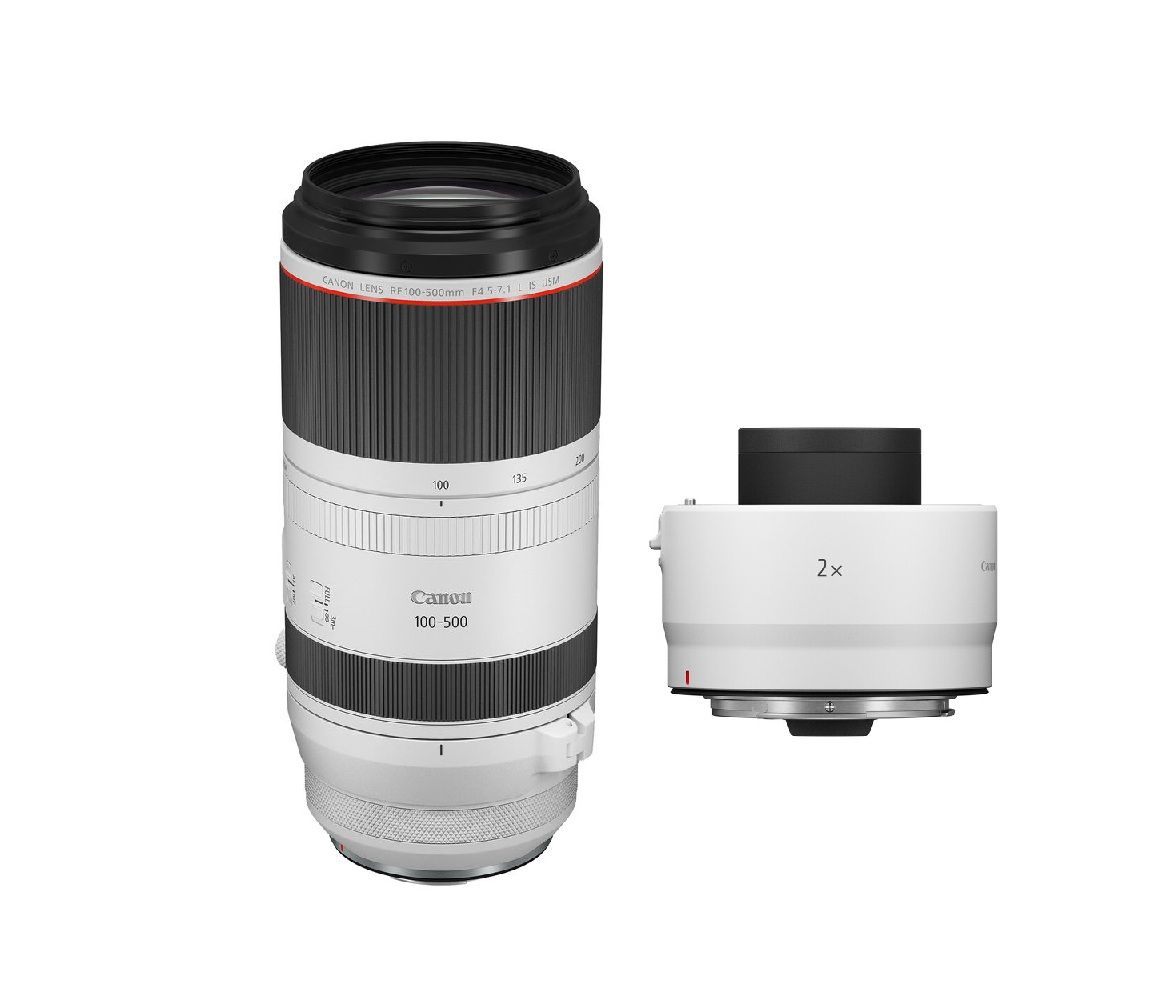 Canon RF 100-500mm f/4.5-7.1L IS USM Lens + 2x Canon RF Extender