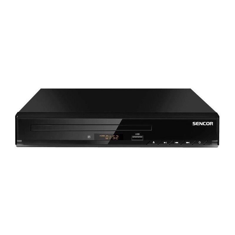 Sencor SDV 2513H DVD Player - USB Port - HDMI and Composite Outputs - Black