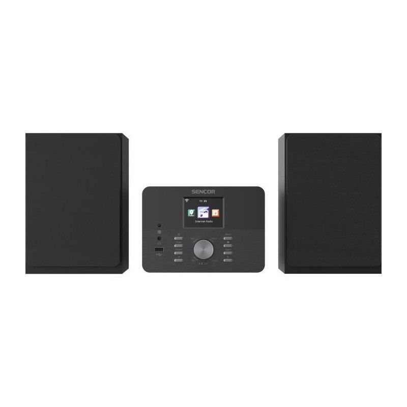 Sencor SMC 5100WDB Micro Audio Chain - 50W - CD/MP3, Internet Radio/DAB+, Wi-Fi - Black