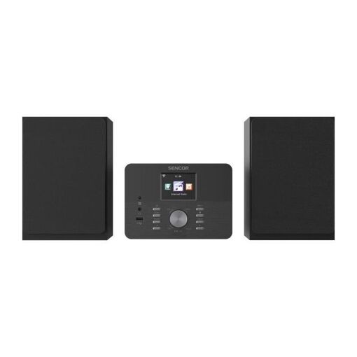 Chaîne audio micro Sencor SMC 5100WDB - 50 W - CD/MP3, radio internet/DAB+, Wi-Fi - Noir
