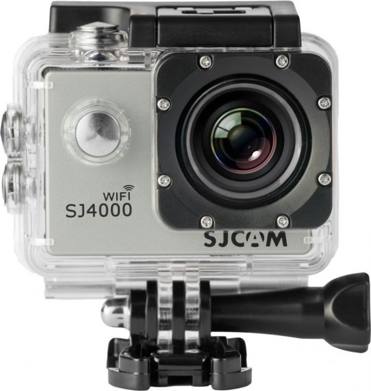 SJCAM SJ4000 1080p 30fps Wi-Fi Waterproof Camera, Fixable - Silver