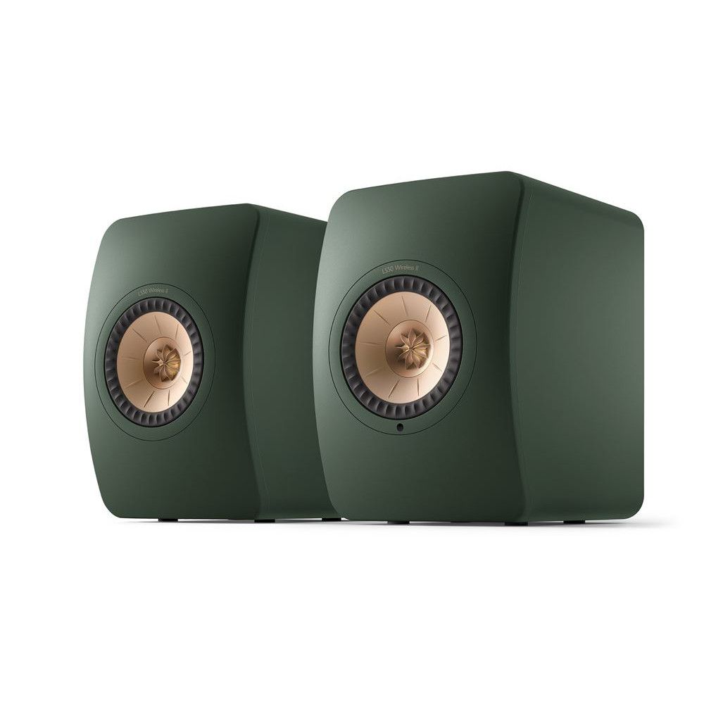 KEF LS50 Wireless II Green Hi-Fi Connected Speakers (Pair)