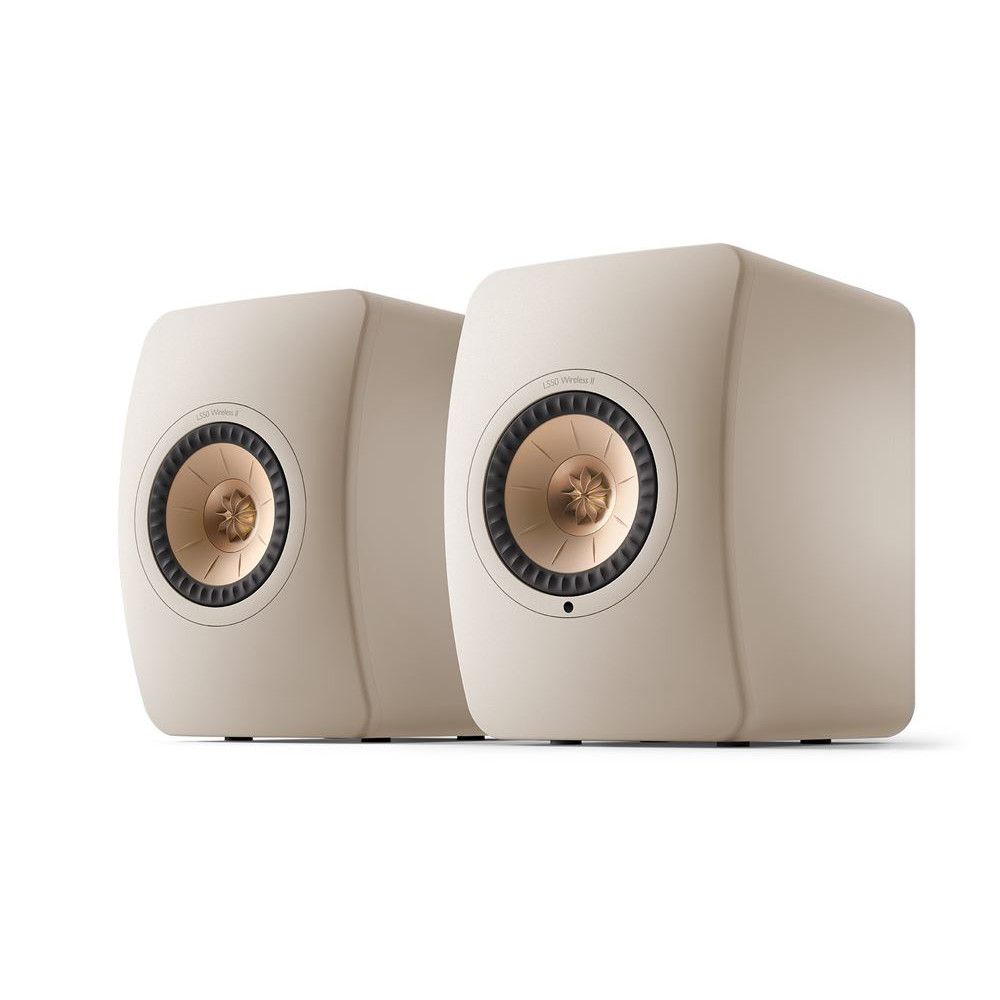 KEF LS50 Wireless II Beige Hi-Fi Connected Speakers (Pair)