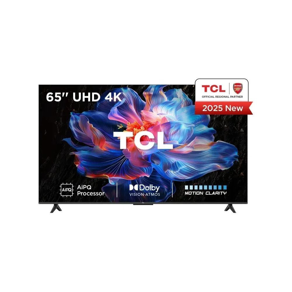 TCL 65V6C 65-Inch 4K UHD LED TV, 2025