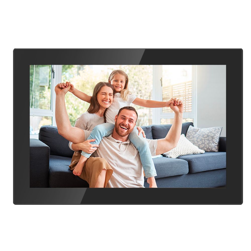 Agfaphoto Realiview APF1000 Connected Photo Frame - 10" Wi-Fi LCD, 32GB, App FRAMEO for iOS/Android, Black
