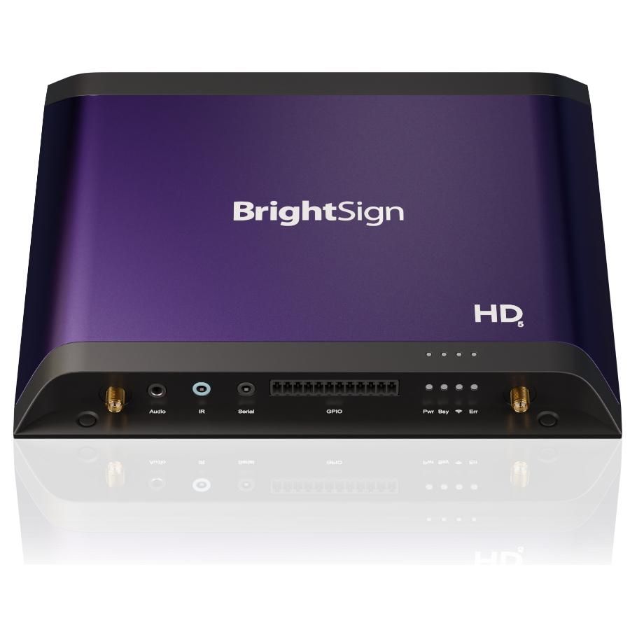 BrightSign HD225 4K Ultra HD Media Player, Black/Purple