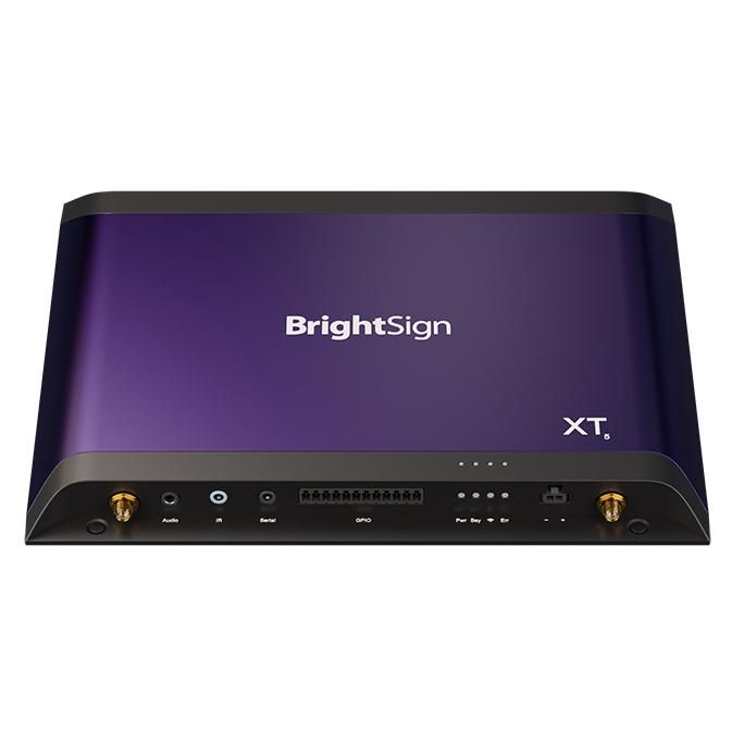 BrightSign XT1145 8K Ultra HD Media Player, Black/Purple