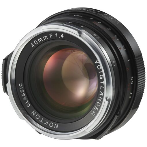 Voigtländer Nokton 40mm f/1.4 VM Wide-Angle Lens Black
