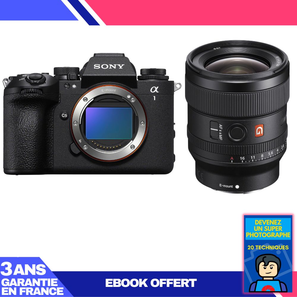 Cámara Sony A1 II + Objetivo FE 24-70mm f/1.4 GM + Ebook 'Conviértete en un Fotógrafo Profesional'