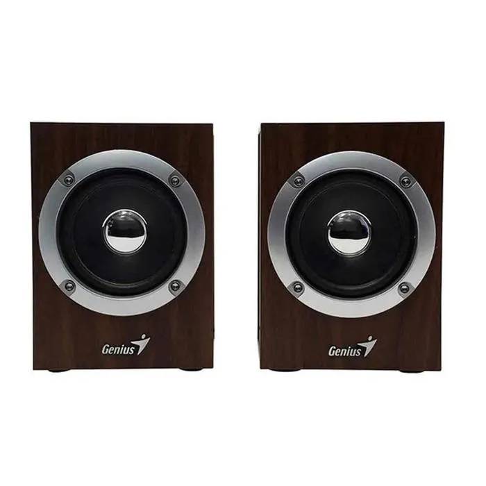 Genius HF280 Wood Speakers, 6 Watts, 3.5mm