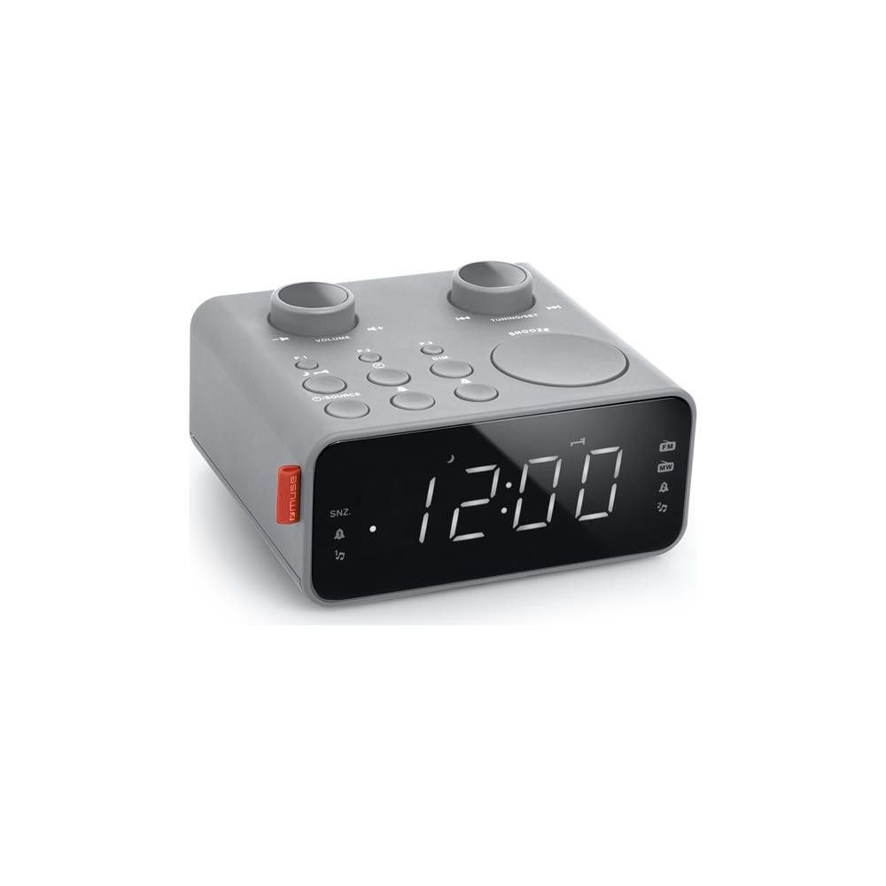 Muse M17LG Alarm Clock - AM/FM Tuner, Modern Design
