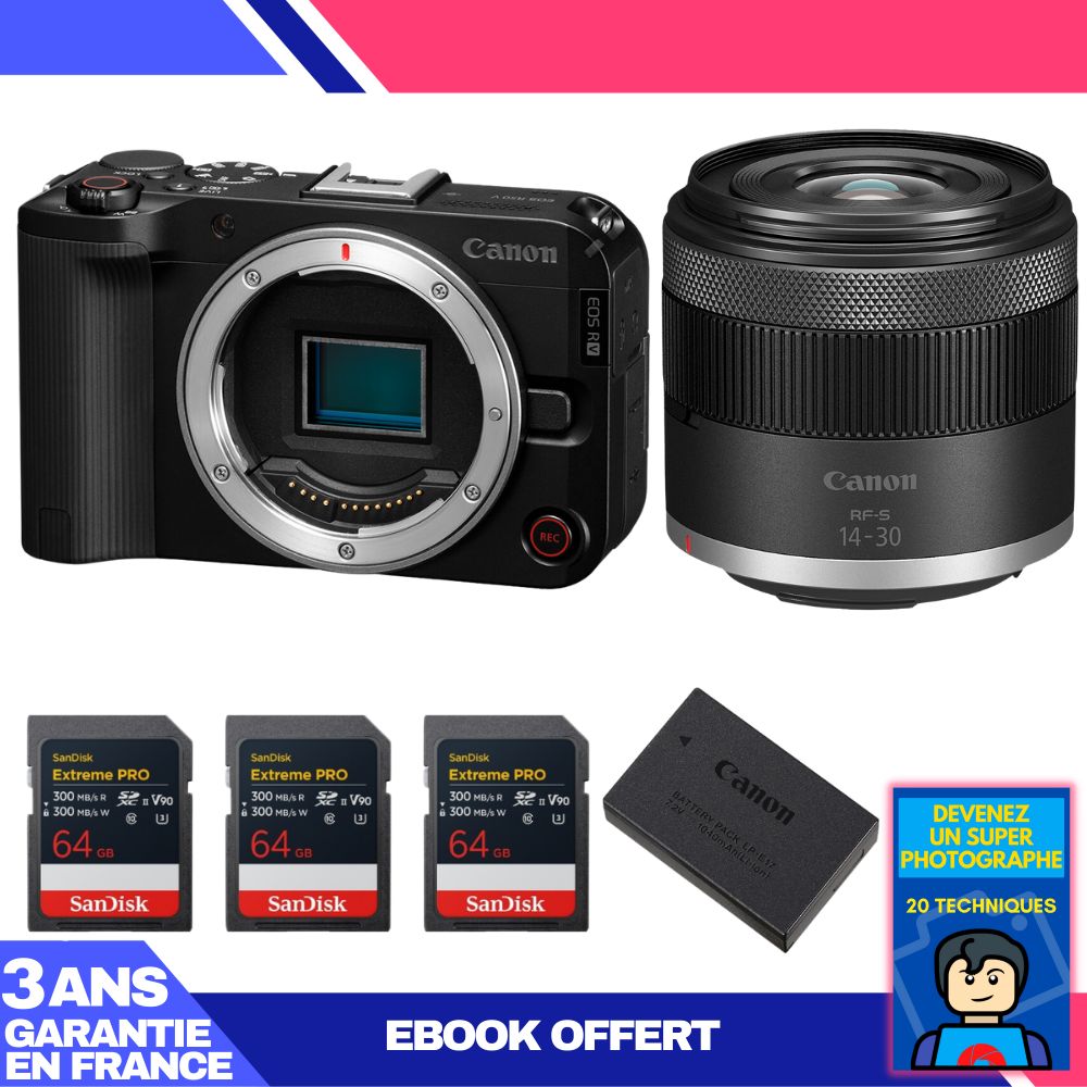 Canon EOS R50 V + RF-S 14-30mm f/4.5-6.3 IS STM PZ Kit