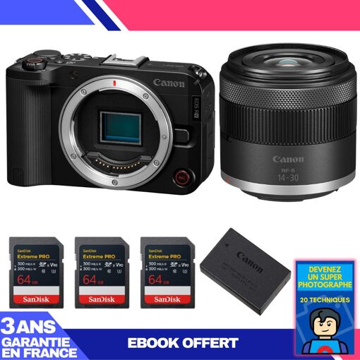 Kit Canon EOS R50 V + RF-S 14-30mm f/4,5-6,3 IS STM PZ
