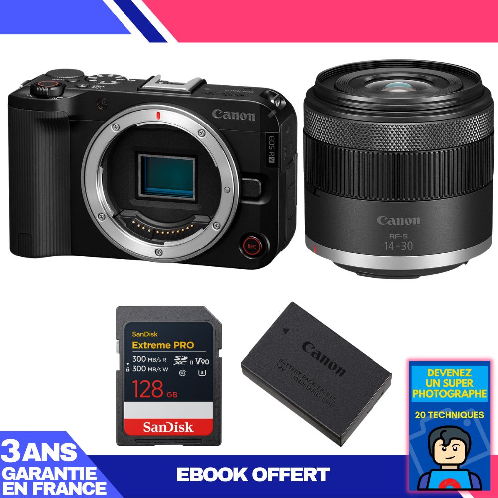 Canon EOS R50 V + RF-S 14-30mm f/4.5-6.3 IS STM PZ Lens Kit