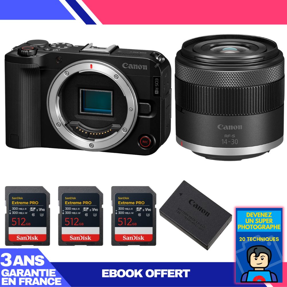 Canon EOS R50 V + RF-S 14-30mm f/4.5-6.3 IS STM PZ Kit