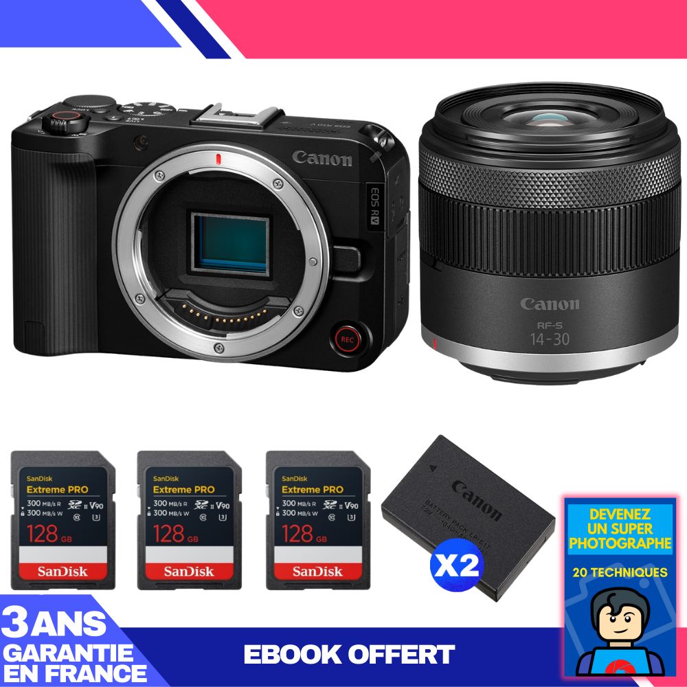 Canon EOS R50 V + RF-S 14-30mm f/4.5-6.3 IS STM PZ Kit