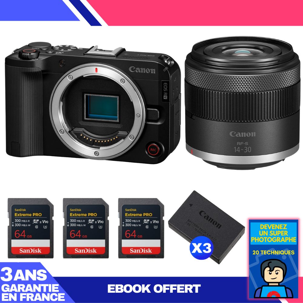 Canon EOS R50 V + RF-S 14-30mm f/4.5-6.3 IS STM PZ Kit