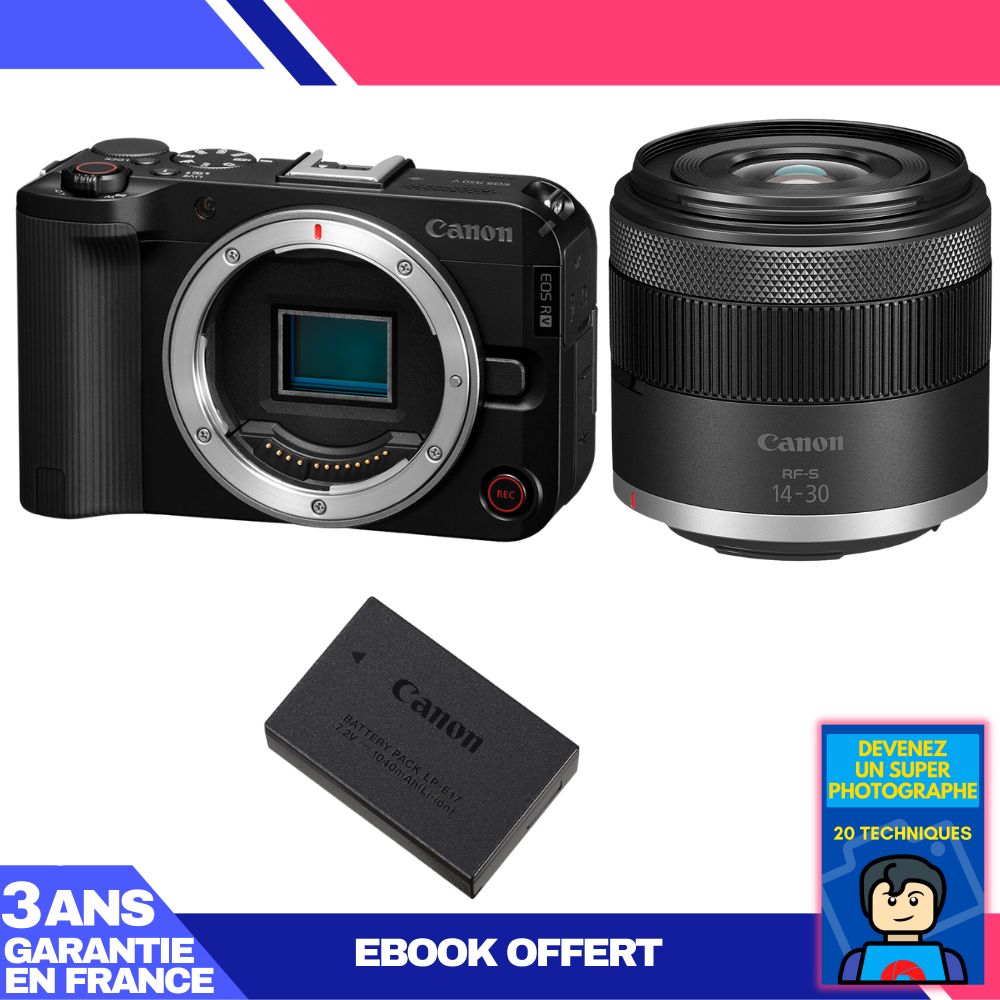 Canon EOS R50 V + RF-S 14-30mm f/4.5-6.3 IS STM PZ Camera Kit