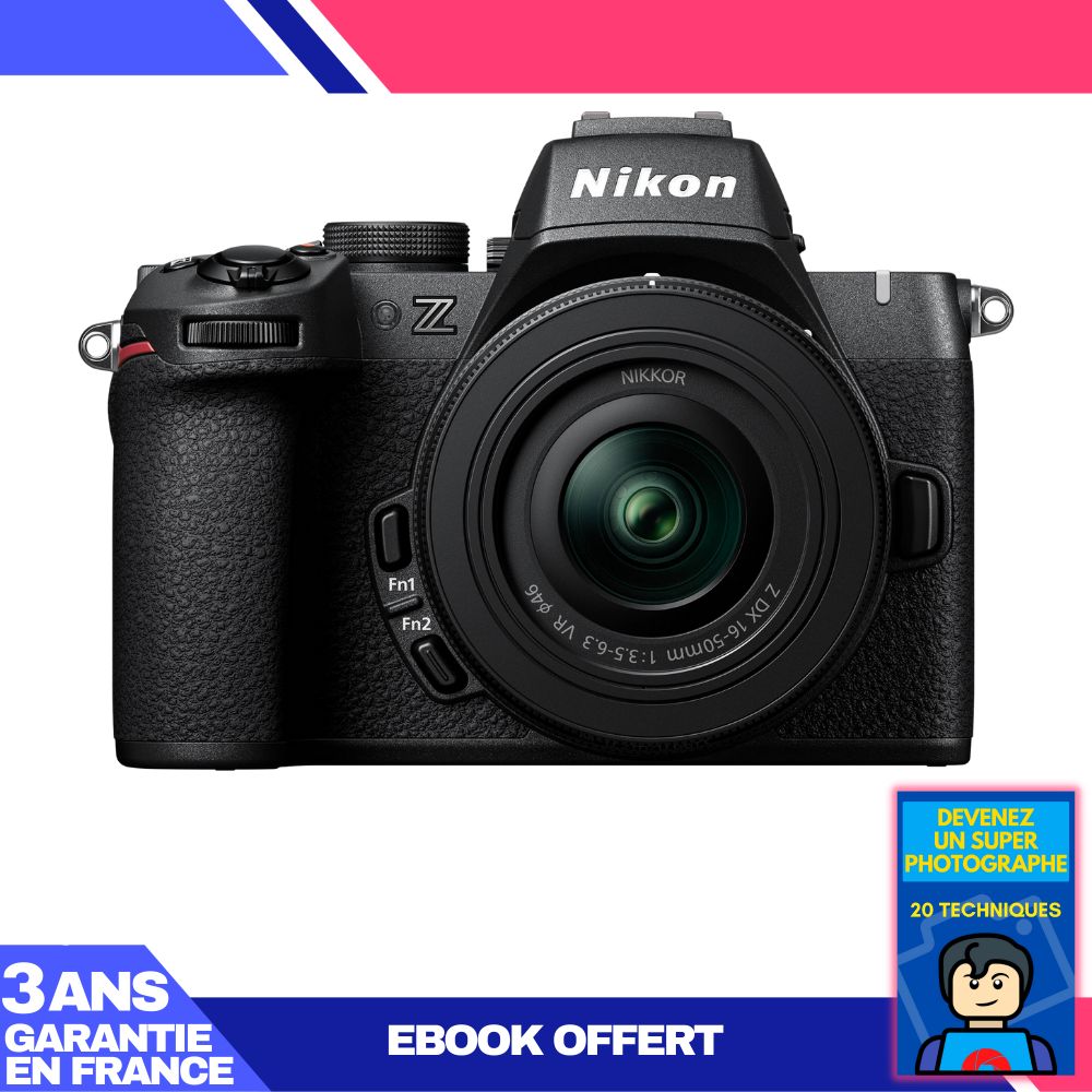 Nikon Z50 II Mirrorless Camera + 16-50mm f/3.5-6.3 VR Lens + 'Become a Super Photographer' Ebook