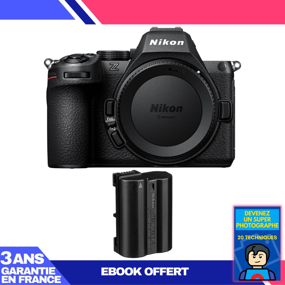 Nikon Z5 II Camera Body + 1 EN-EL15c Battery + Ebook: Become a Super Photographer
