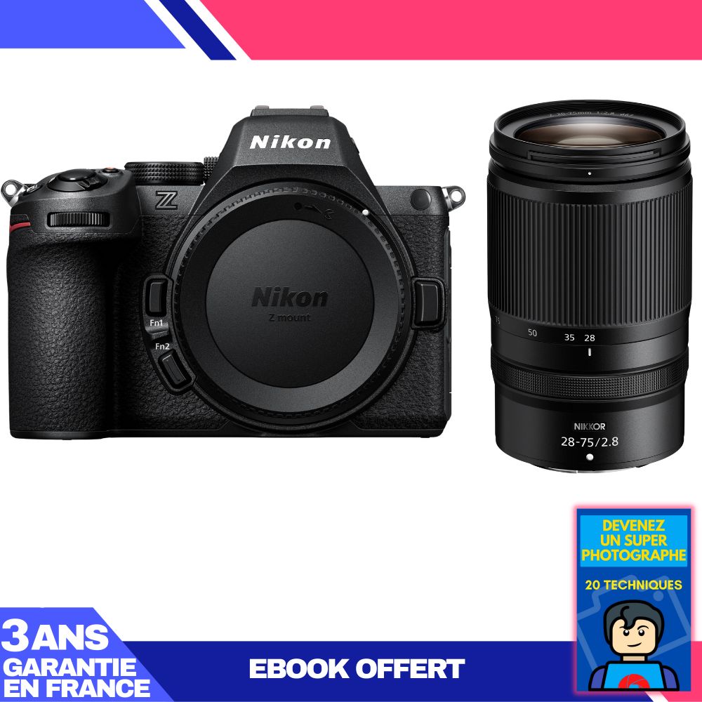 Nikon Z5 II Camera Kit with 28-75mm f/2.8 Lens and Ebook: Become a Master Photographer