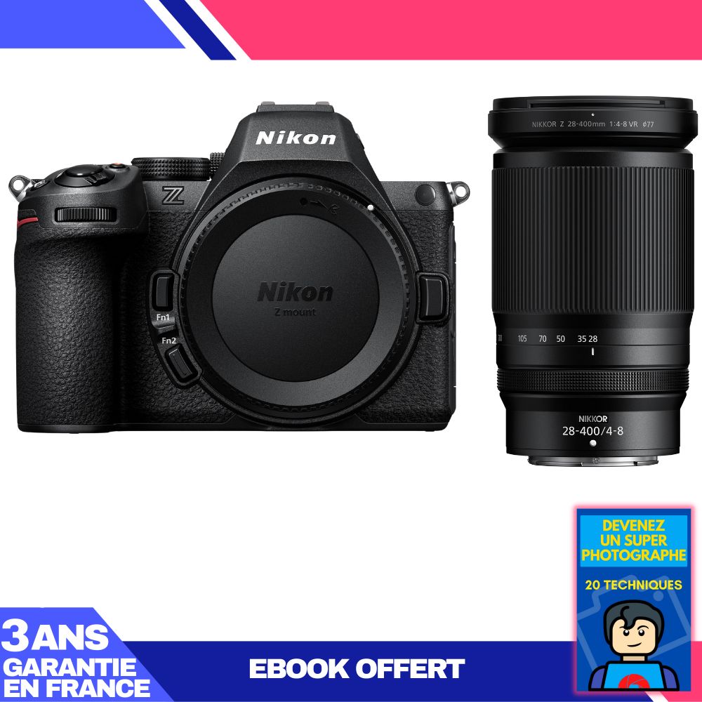 Nikon Z5 II Kit with 28-400mm f/4-8 VR Lens + 'Become a Super Photographer' Ebook