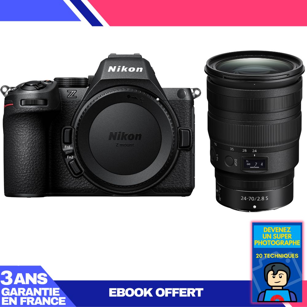 Nikon Z5 II Kit with 24-70mm f/2.8 S and Ebook: Become a Super Photographer