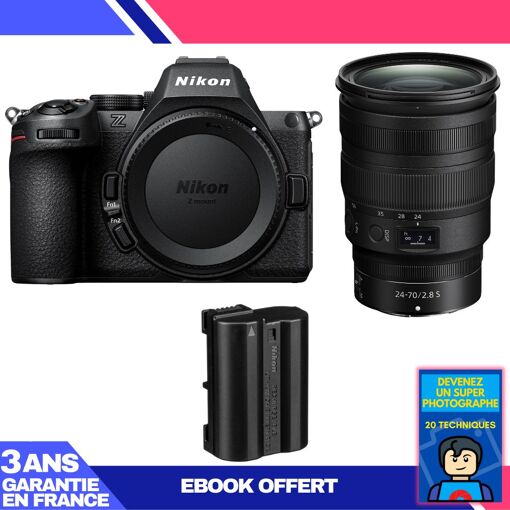 Nikon Z5 II Kit with 24-70mm f/2.8 S Lens + EN-EL15c Battery + Ebook: Become a Super Photographer