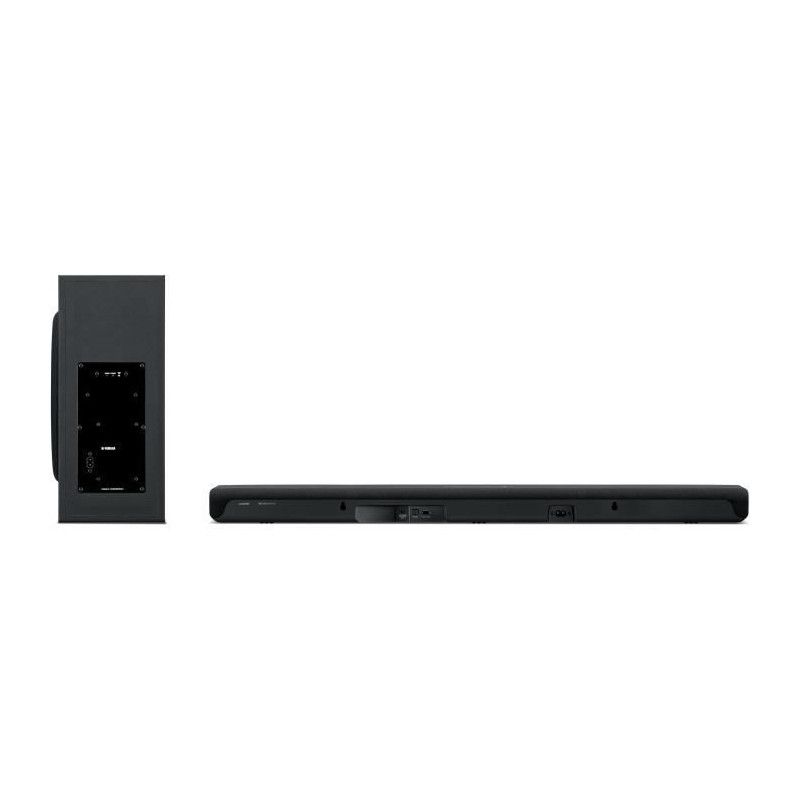 Yamaha ATS-B400BL 2.1.2 Soundbar - Dolby Atmos, Wireless Subwoofer, HDMI EARC, Optical, Bluetooth, 4K/60fps, Control App