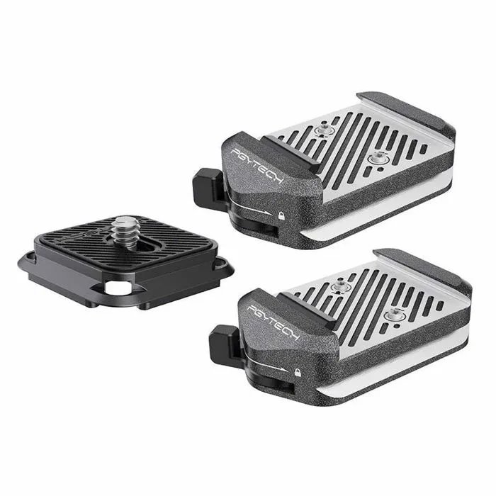 PGYTECH Arca V2 Quick Release Plate & 2 Clamps Set