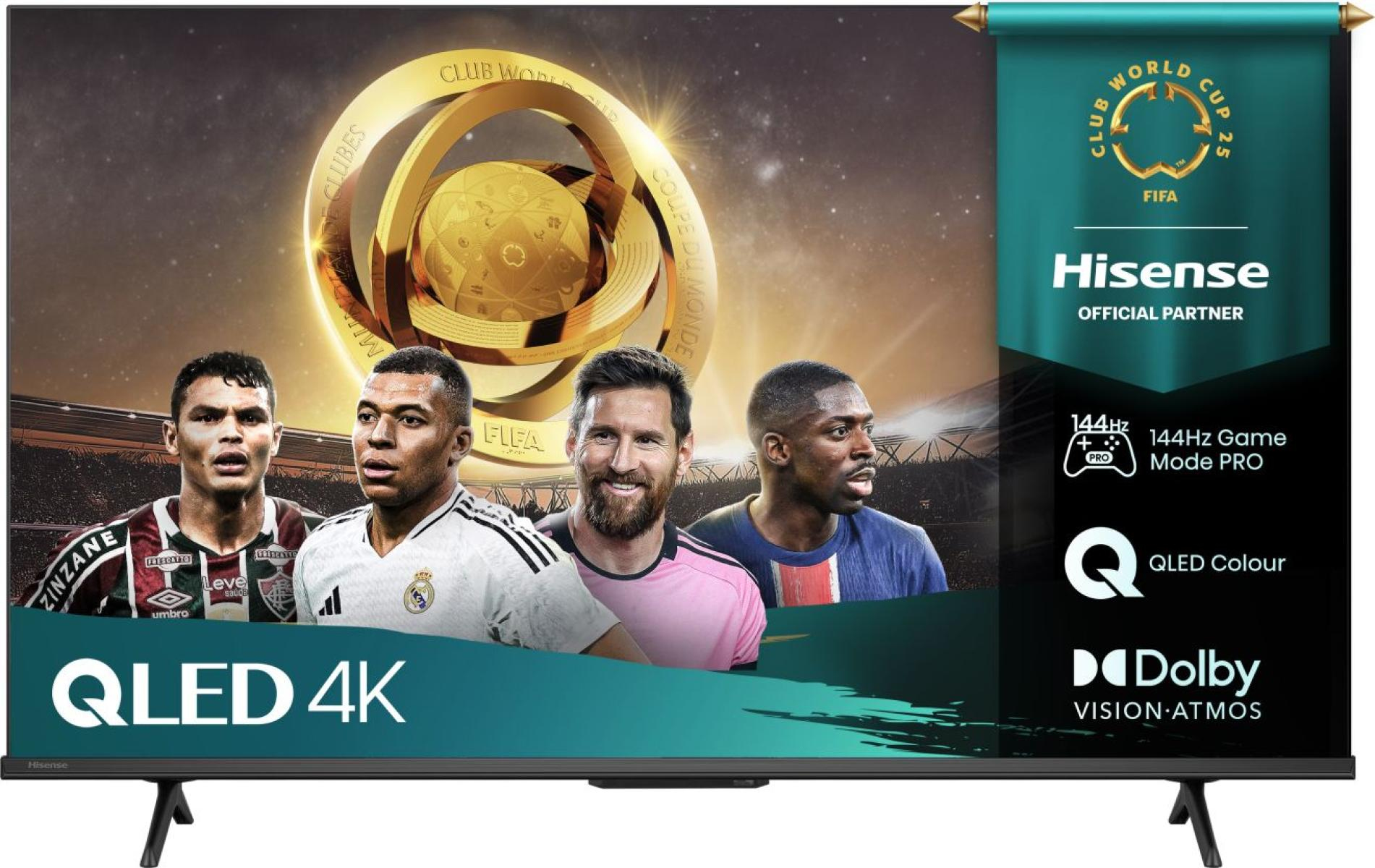 Hisense 43E77Q PRO 43" 4K Ultra HD Smart TV WiFi Black