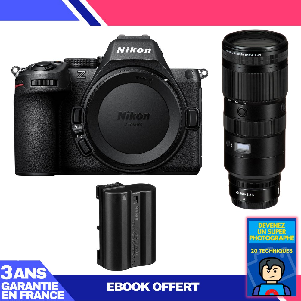 Nikon Z5 II Kit with 70-200mm f/2.8 VR S and Ebook