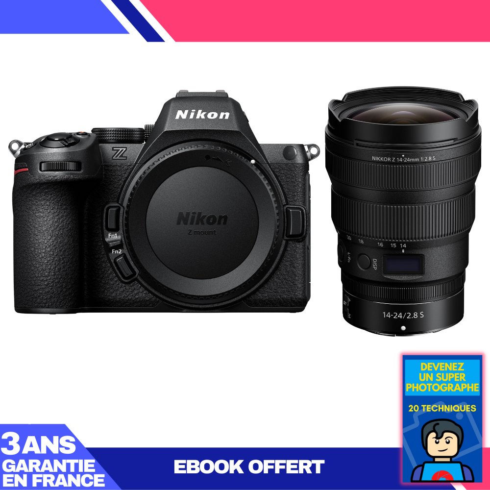 Nikon Z5 II Kit with 14-24mm f/2.8 S Lens and Ebook: Become a Super Photographer