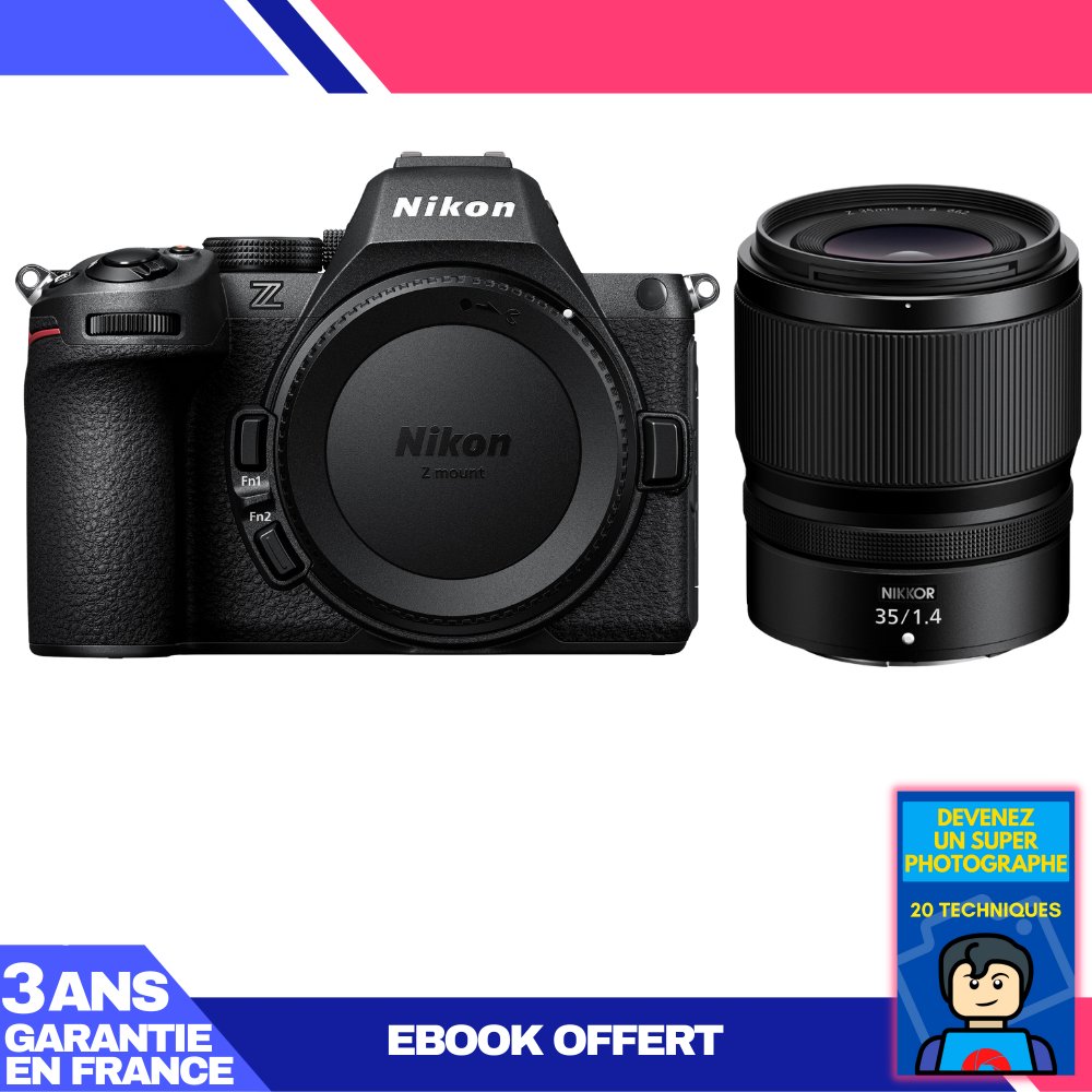 Nikon Z5 II Kit with 35mm f/1.4 and Ebook - Become a Super Photographer