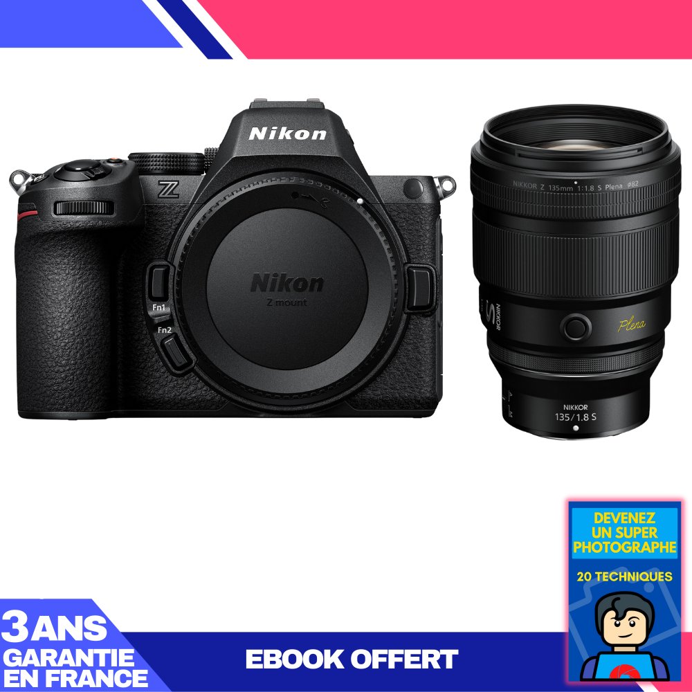 Nikon Z5 II + 135mm f/1.8 S Lens + 'Become a Master Photographer' Ebook