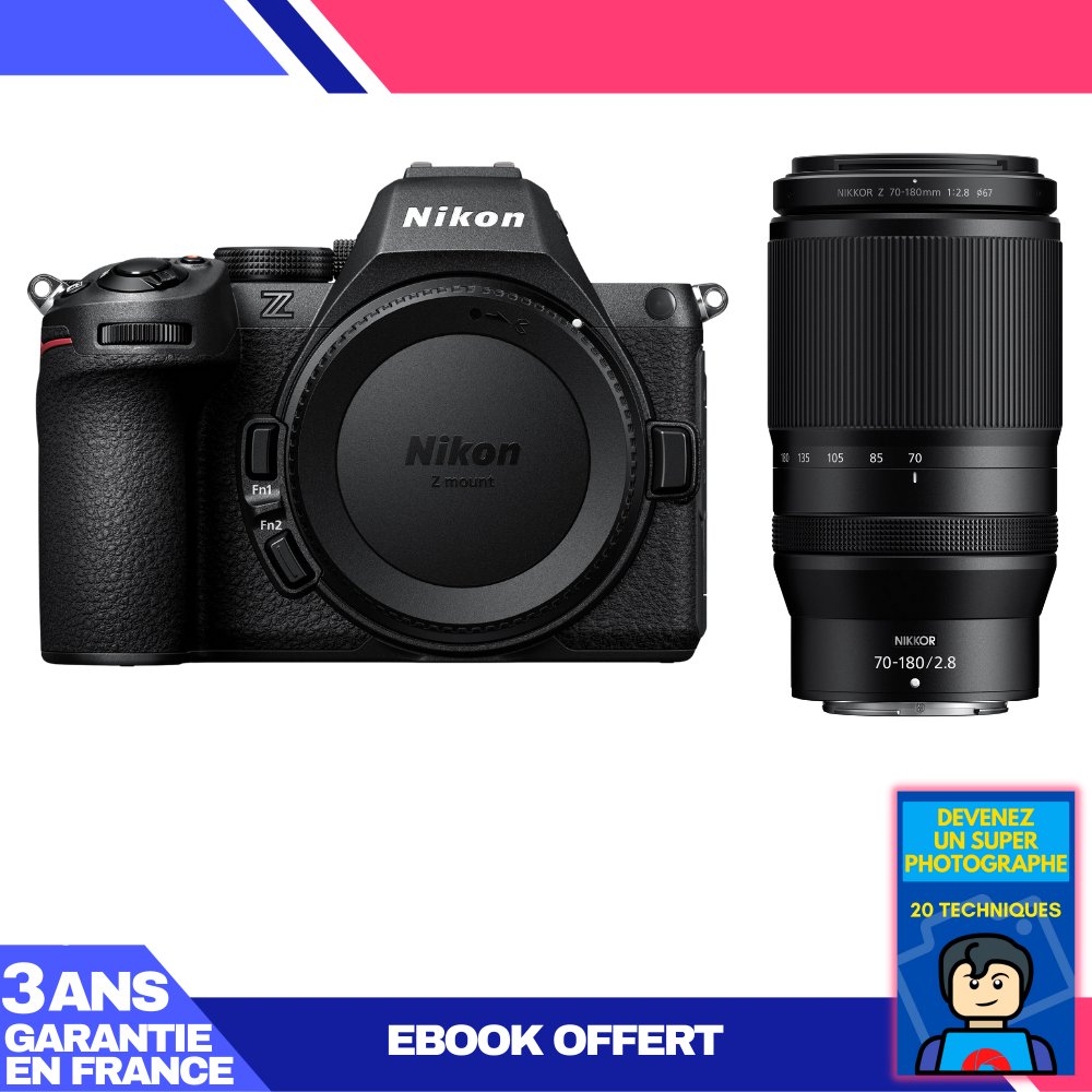 Nikon Z5 II Kit with 70-180mm f/2.8 Lens and Ebook