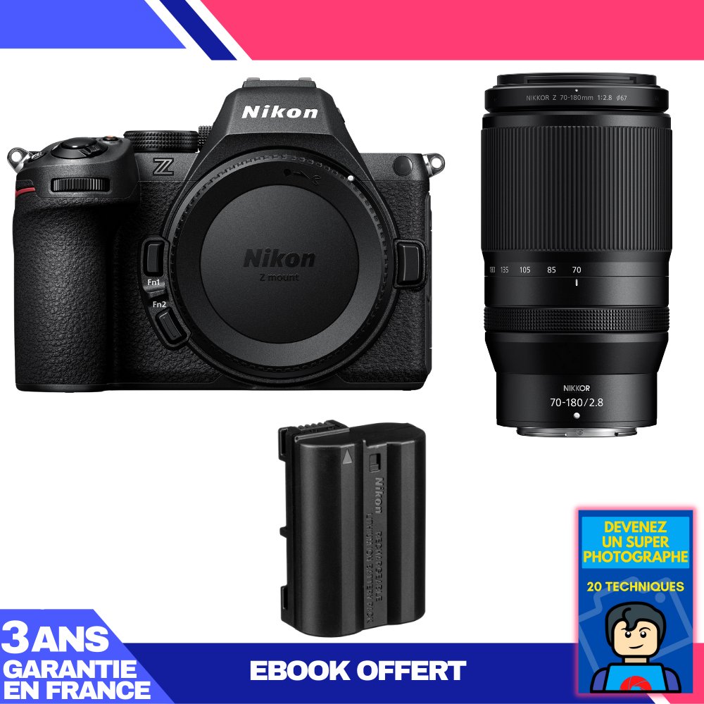 Nikon Z5 II Kit with 70-180mm f/2.8 Lens and Accessories