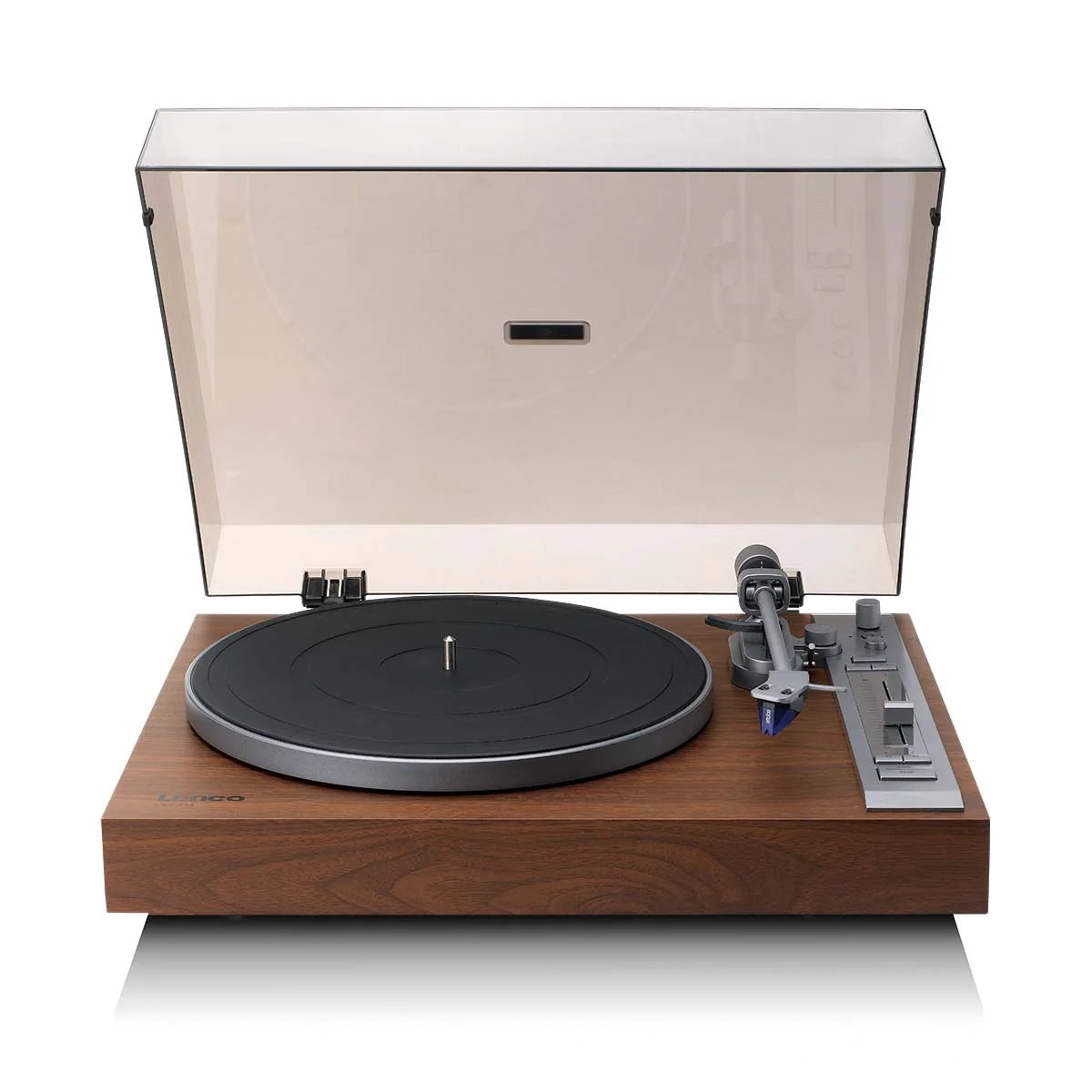 Lenco LBT-515WD - Premium Vinyl Turntable with Direct Drive and Bluetooth, Wood