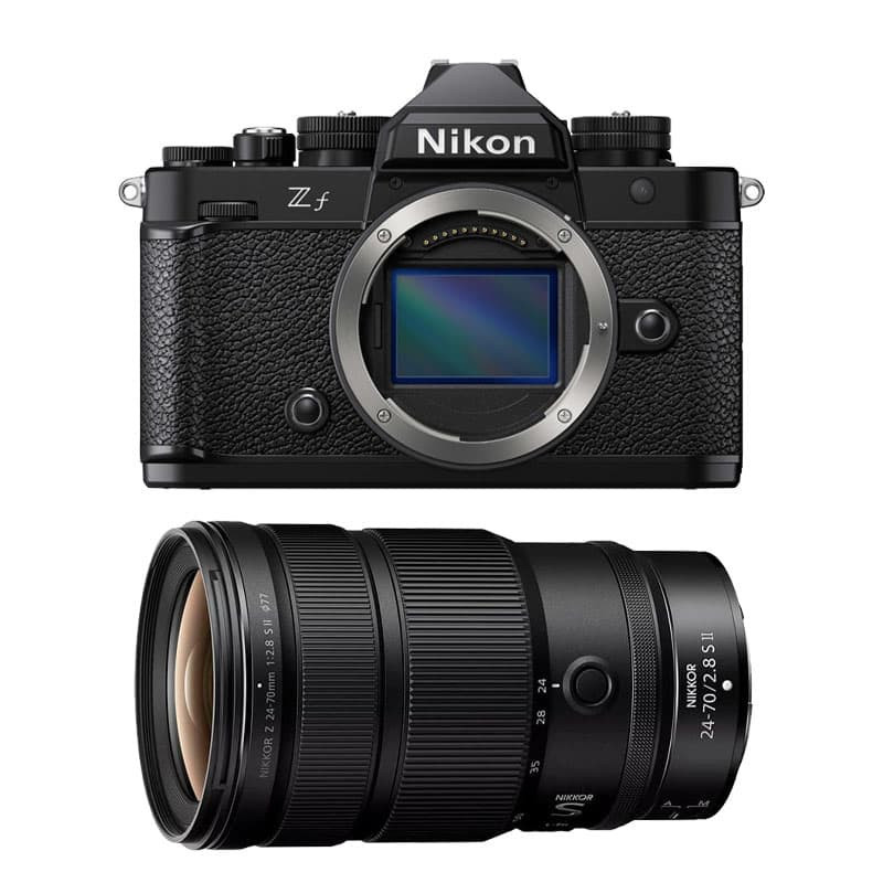 Nikon Zf + NIKKOR Z 24-70mm f/2.8 S II Lens (3-Year Warranty)