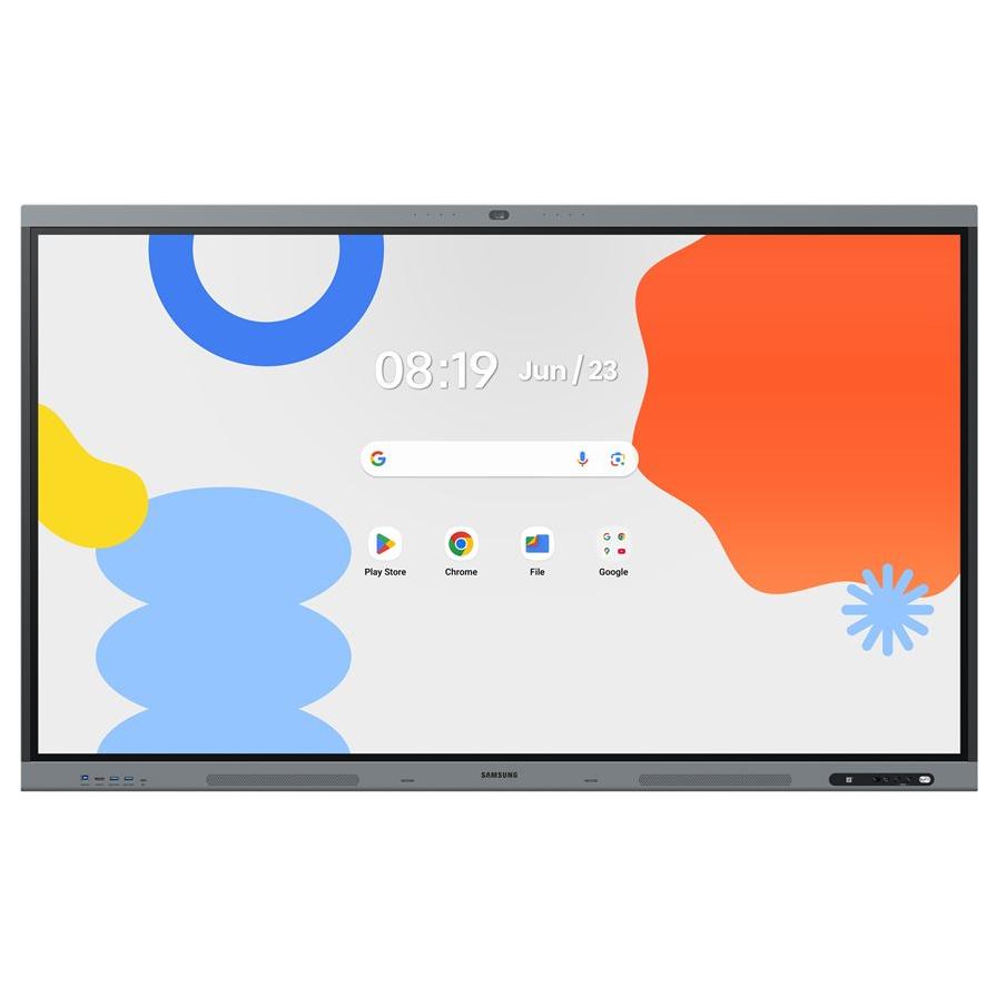 Samsung Interactive Display WA65FX-P - 65" LED LCD Touchscreen Display with Integrated Interactive Whiteboard, 48MP Camera, Microphone, Android, 4K
