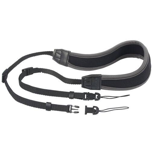 Kaiser 2-in-1 Camera Strap, Neoprene, Black, 39 Inch