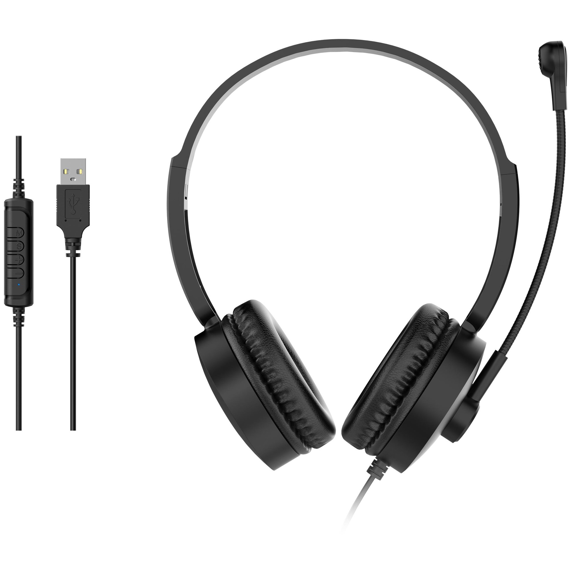 Equip Wired Headset for Calls and Music, Black