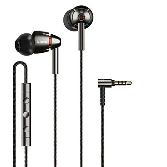 1MORE E1010 Wired In-Ear Headphones with Microphone - Black