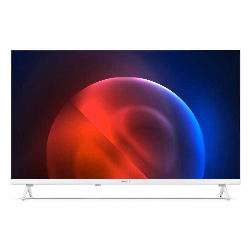 Sharp 32FH4EW 32-inch HD Smart TV with WiFi - White (400 cd/m²)